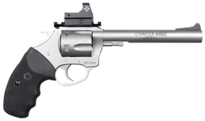 Charter Arms 74465 Mastiff Target Large Frame 44 Special 5 Shot  6″ Stainless Steel Barrel  Cylinder & Frame  Sightmark Micro Optic  Picatinny Rail  Black Rubber Grip  Exposed Hammer
