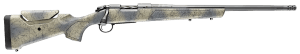 Bergara Rifles B14LM808 B-14 Wilderness Sierra 300 PRC 3+1 22" Sniper Gray Cerakote #5 Fluted Threaded Barrel Sniper Gray Cerakote Steel Receiver Wilderness Camo w/Black Webbing Fixed w/SoftTouch Synthetic Stock