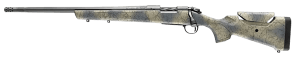 Bergara Rifles B14S801L B-14 Wilderness Sierra 308 Win 4+1 20" Sniper Gray Cerakote #5 Fluted Threaded Barrel Sniper Gray Cerakote Steel Receiver Wilderness Camo w/Black Webbing Fixed w/SoftTouch Synthetic Stock Left Hand