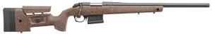 Bergara Rifles B14LM3713 B-14 HMR 7mm PRC 5+1 24" Graphite Black Cerakote #6 Contour Threaded Barrel Graphite Black Cerakote Drilled & Tapped Steel Receiver Black/Brown Speckled Adj HMR Mini-Chassis Synthetic Stock