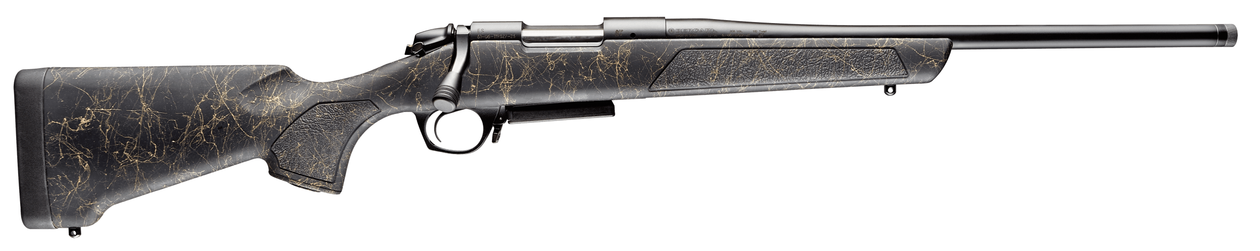 Bergara Rifles B14S902 B-14 Stoke 6.5 Creedmoor 4+1 20" Graphite Black Cerakote #4.5 Contour Threaded Barrel Graphite Black Cerakote Drilled & Tapped Steel Receiver Black Webbed Tan Sporter Synthetic Stock