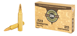 PATRIOT SPORTS LLC P223055F   223 Rem 55 gr Full Metal Jacket 20rd Box