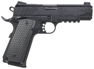 Girsan 391154 MC1911 C Influencer Compact 45 ACP 8+1 4.40″ Black Steel Barrel  Black Camo Optic Ready/Serrated Steel Slide & Frame w/Picatinny Rail & Beavertail  Black Polymer Grip