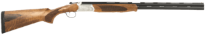 ATI ATIGKOF28SVE Cavalry  410 Gauge Break Open 3 2rd  28″ Matte Blued Over/Under Vent Rib Barrel  Silver Engraved Aluminum Receiver  Fixed Oiled Turkish Walnut Walnut Stock”