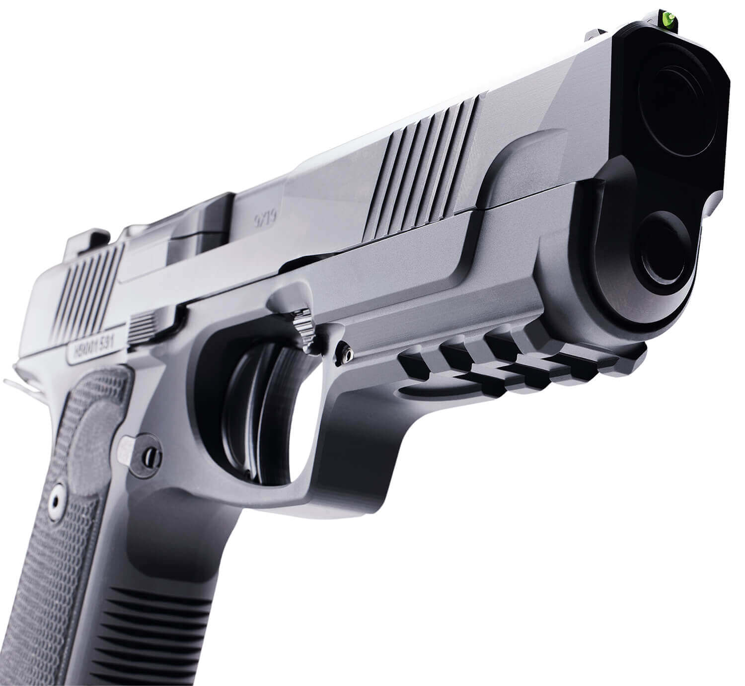 Daniel Defense 5017910084006 DDH9 Compact 9mm Luger 15+1 4.28" Black Steel Barrel Black DLC Optic Ready/Serrated Steel Slide Black Anodized Aluminum Frame w/Beavertail & Picatinny Rail Ambidextrous - Image 2