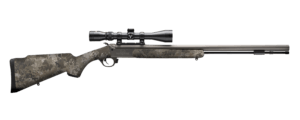 Traditions CR5-843304434 NitroFire VAPR w/Scope 50 Cal 209 Primer 26″ Sniper Gray Cerakote Fluted & Tapered Barrel  Drilled & Tapped Receiver  Veil Alpine Fixed Synthetic Stock  3-9x40mm Duplex