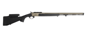 Traditions CR84660450B NitroFire Pro 50 Cal 209 Primer Tungsten Cerakote 26″ Fluted/Threaded w/VAPR twist Barrel  Drilled & Tapped Receiver  Black Adj Cheek Piece & LOP Synthetic Stock