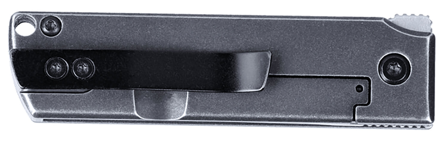 CRKT 5915 MinimalX EDC 2.19″ Folding Modified Tanto Plain Satin 12C27 Sandvik Blade Stonewashed Stainless Steel Handle CRKT 5915 MinimalX EDC 2.19″ Folding Modified Tanto Plain Satin 12C27 Sandvik Blade Stonewashed Stainless Steel Handle