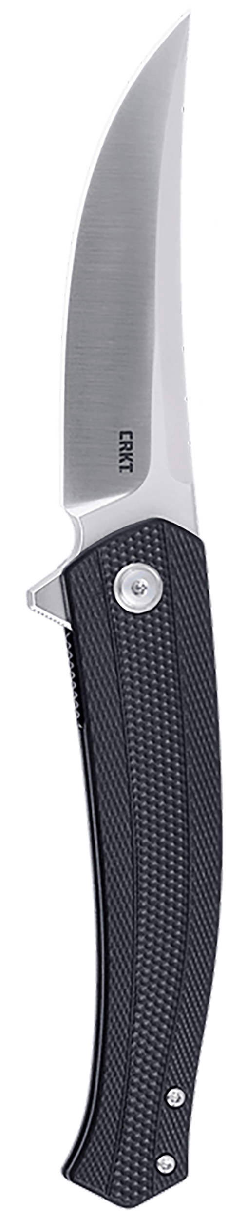 CRKT 7060 Persian EDC 3.44″ Folding Trailing Point Plain Satin D2 Steel Blade Black Textured GRN Handle CRKT 7060 Persian EDC 3.44″ Folding Trailing Point Plain Satin D2 Steel Blade Black Textured GRN Handle