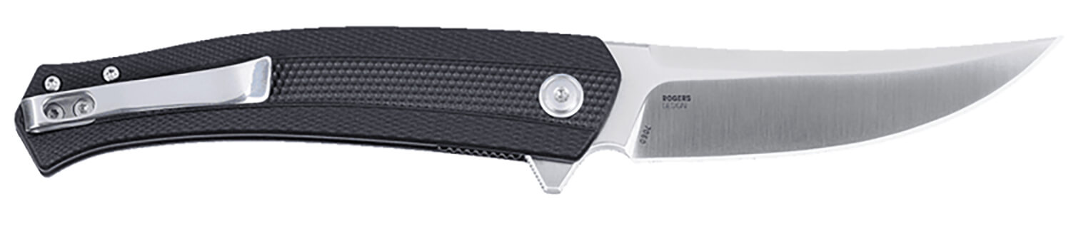 CRKT 7060 Persian EDC 3.44″ Folding Trailing Point Plain Satin D2 Steel Blade Black Textured GRN Handle CRKT 7060 Persian EDC 3.44″ Folding Trailing Point Plain Satin D2 Steel Blade Black Textured GRN Handle
