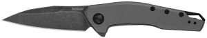 Kershaw 1815 Sanctum EDC 2.98" Folding Wharncliffe Blackwash 8Cr13MoV SS Blade Gray PVD Stainless Steel Handle