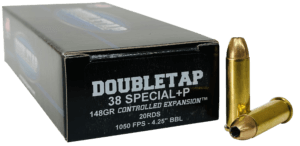 DoubleTap Ammunition 38SP148CE 38Special 148gr Controlled Expansion JHP 20rd Box DoubleTap Ammunition 38SP148CE 38Special 148gr Controlled Expansion JHP 20rd Box