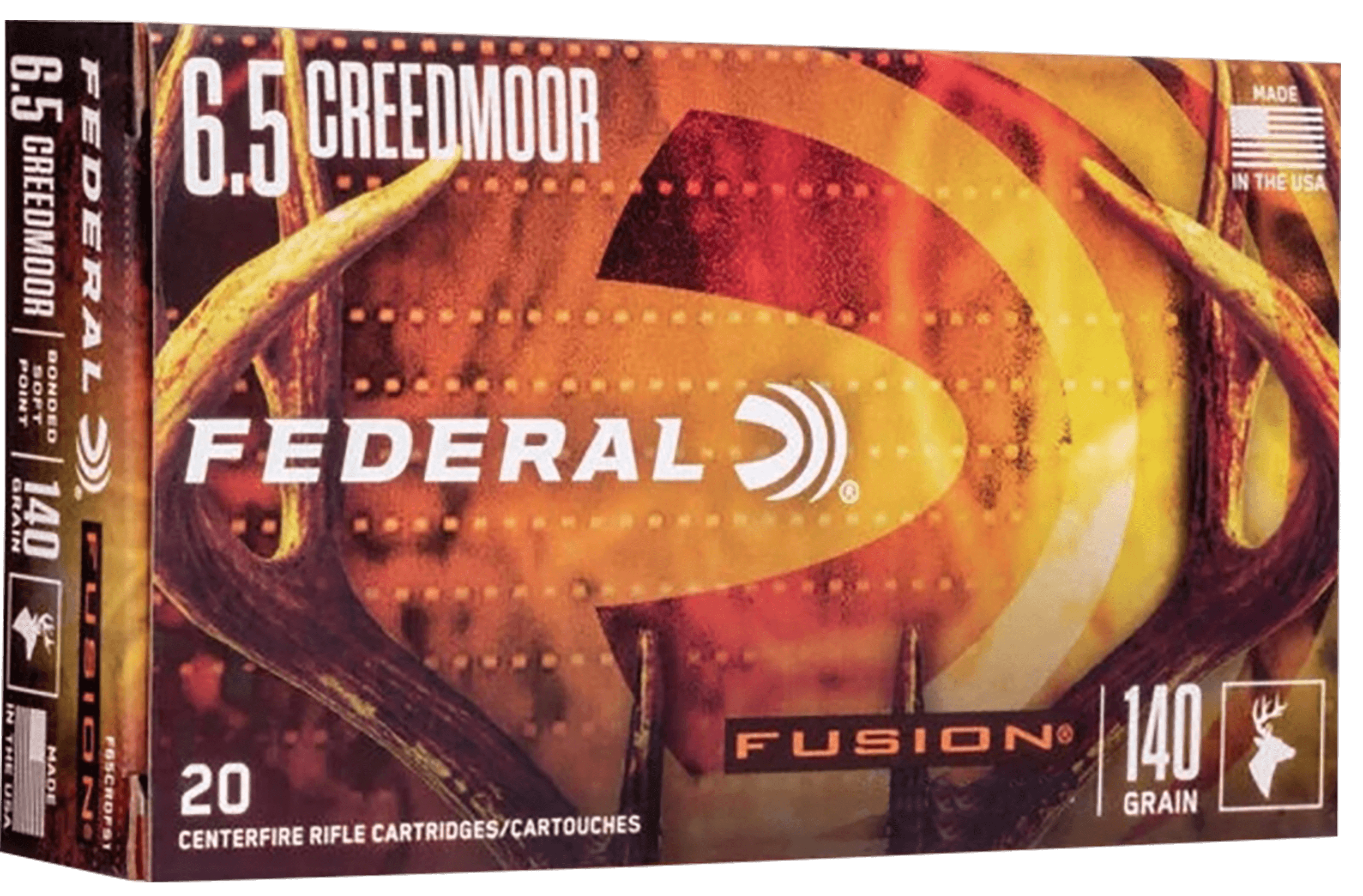 Federal F65CRDTFS1 Fusion 6.5 Creedmoor 140 gr 20rd Box Federal F65CRDTFS1 Fusion 6.5 Creedmoor 140 gr 20rd Box