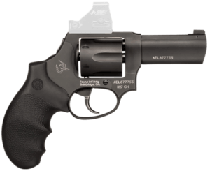 Taurus 2327P31CHNS 327 Defender T.O.R.O Small Frame 327 Federal Mag 6rd 3″ Matte Black Steel Barrel  Cylinder & Optic Ready Frame  Black Rubber Grip