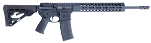 HM Defense HM15FMB556 Defender M5 5.56x45mm NATO 30+1 16" Barrel Mid-Length Gas System Anodized 7075-T6 Aluminum Receivers M16 Bolt Carrier Group 10 3/8" Free Float 1913 Picatinny Rail Mil-Spec HM Stock & Enhanced Grip Includes 1 Magazine