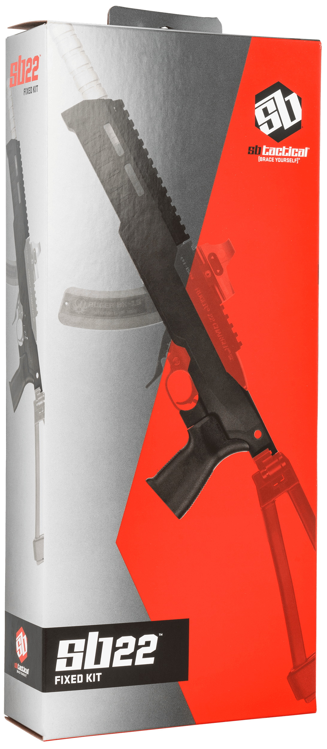 SB Tactical 22F01SB Chassis Fixed Black for Ruger 10/22 & Ruger 22 Charger Right Hand SB Tactical 22F01SB Chassis Fixed Black for Ruger 10/22 & Ruger 22 Charger Right Hand