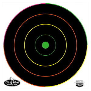 Birchwood Casey 35870 Dirty Bird Bullseye Tagboard Target 12" 100 Per Pkg