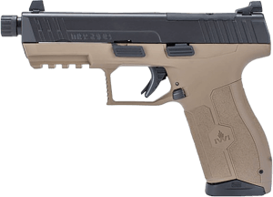 IWI US M9ORP17TFDNS MASADA Full Size 9mm Luger 17+1 4.60" Black Threaded Barrel Flat Dark Earth Optic Ready/Serrated Steel Slide & Polymer Frame w/Picatinny Rail FDE w/Interchangeable Backstrap Grip Ambidextrous