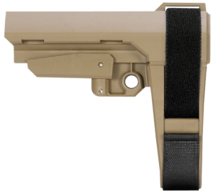 SB Tactical SBA3X02SB SBA3 X Flat Dark Earth Adjustable Synthetic AR-Platform SB Tactical SBA3X02SB SBA3 X Flat Dark Earth Adjustable Synthetic AR-Platform