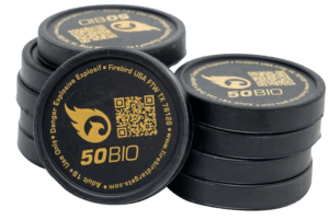 Firebird USA 50BIO 50BIO  Mount Type Moving Trajectory/Static Impact Enhancement Flash/Smoke/Sound White Smoke Universal Firearm 50mm 10 Pk.