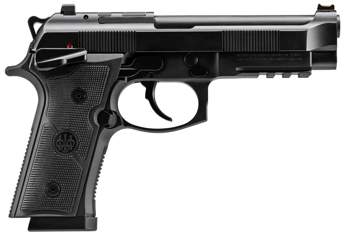 Beretta USA J92XFMSDA20 92GTS 9mm Luger 10+1 4.70″ Black Inox Steel Barrel Black Cerakote Optic Ready/Serrated Steel Slide + Aluminum Frame w/Beavertail & Picatinny Rail Ambidextrous Beretta USA J92XFMSDA20 92GTS 9mm Luger 10+1 4.70″ Black Inox Steel Barrel Black Cerakote Optic Ready/Serrated Steel Slide + Aluminum Frame w/Beavertail & Picatinny Rail Ambidextrous