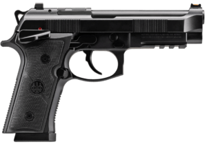 Beretta USA J92XFMSDA15 92GTS  9mm Luger 15+1 4.70″ Black Inox Steel Barrel  Black Cerakote Optic Ready/Serrated Steel Slide + Aluminum Frame w/Beavertail & Picatinny Rail  Ambidextrous