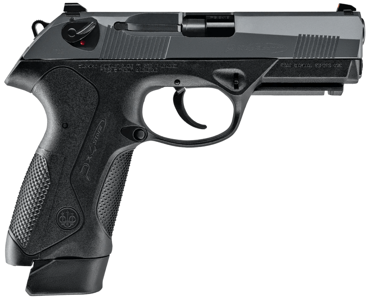 Beretta USA JXF9G17SD PX4 G-SD Full Size Frame 9mm Luger 20+1/17+1 4″ Black Inox Heavy Contour Rotating Barrel Black Bruniton Serrated Steel Slide Black Polymer Frame w/Picatinny Rail Beretta USA JXF9G17SD PX4 G-SD Full Size Frame 9mm Luger 20+1/17+1 4″ Black Inox Heavy Contour Rotating Barrel Black Bruniton Serrated Steel Slide Black Polymer Frame w/Picatinny Rail