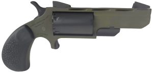 North American Arms TGHCB Green Huntsman Conversion 22 LR 22 Mag 5rd 2" OD Green Cerakote Heavy Vent Rib Barrel OD Green Cerakote Steel Frame Matte Black Cylinder Black Cobblestone Rubber Grip Exposed Hammer