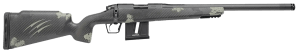 Fierce Firearms FRR17HMR18BF Carbon Razor 17 HMR 10+1 18" Black Cerakote C3 Carbon Fiber Threaded Barrel  Black Cerakote Drilled & Tapped Steel Receiver  LR Raised Negative Comb Forest Camo Carbon Fiber Stock