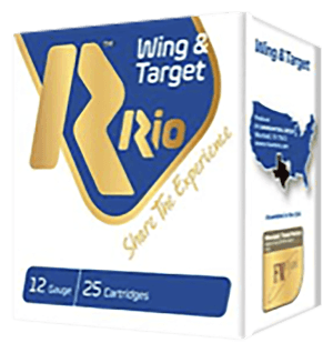 Rio Ammunition WT288 Wing & Target 12Gauge 2.75" 1oz 8Shot 25 Per Box/10 Case