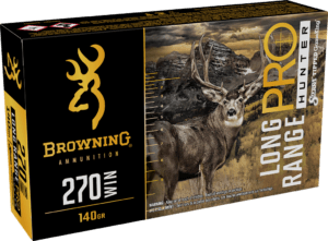 Browning Ammo B192502702 Long Range Pro 270 Win 140 gr 20rd Box Browning Ammo B192502702 Long Range Pro 270 Win 140 gr 20rd Box