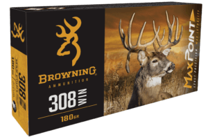 Browning Ammo B192103082 Max Point 308 Win 168 gr 20rd Box Browning Ammo B192103082 Max Point 308 Win 168 gr 20rd Box