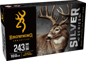 Browning Ammo B192602431 Silver 243 Win 100 gr 20rd Box Browning Ammo B192602431 Silver 243 Win 100 gr 20rd Box
