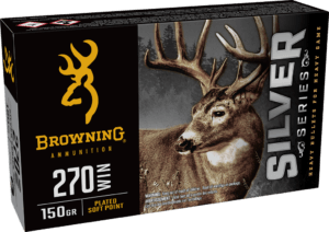 Browning Ammo B192602701 Silver 270 Win 150 gr 20rd Box Browning Ammo B192602701 Silver 270 Win 150 gr 20rd Box