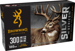 Browning Ammo B192603001 Silver 300 Win Mag 180 gr 20rd Box Browning Ammo B192603001 Silver 300 Win Mag 180 gr 20rd Box