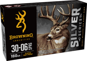 Browning Ammo B192630061 Silver 30-06Springfield 180gr Plated Soft Point 20rd Box Browning Ammo B192630061 Silver 30-06Springfield 180gr Plated Soft Point 20rd Box
