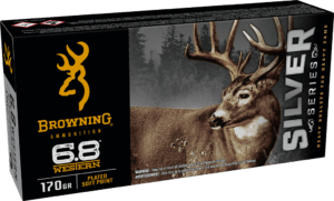 Browning Ammo B192600681 Silver 6.8Western 170gr Plated Soft Point 20rd Box Browning Ammo B192600681 Silver 6.8Western 170gr Plated Soft Point 20rd Box