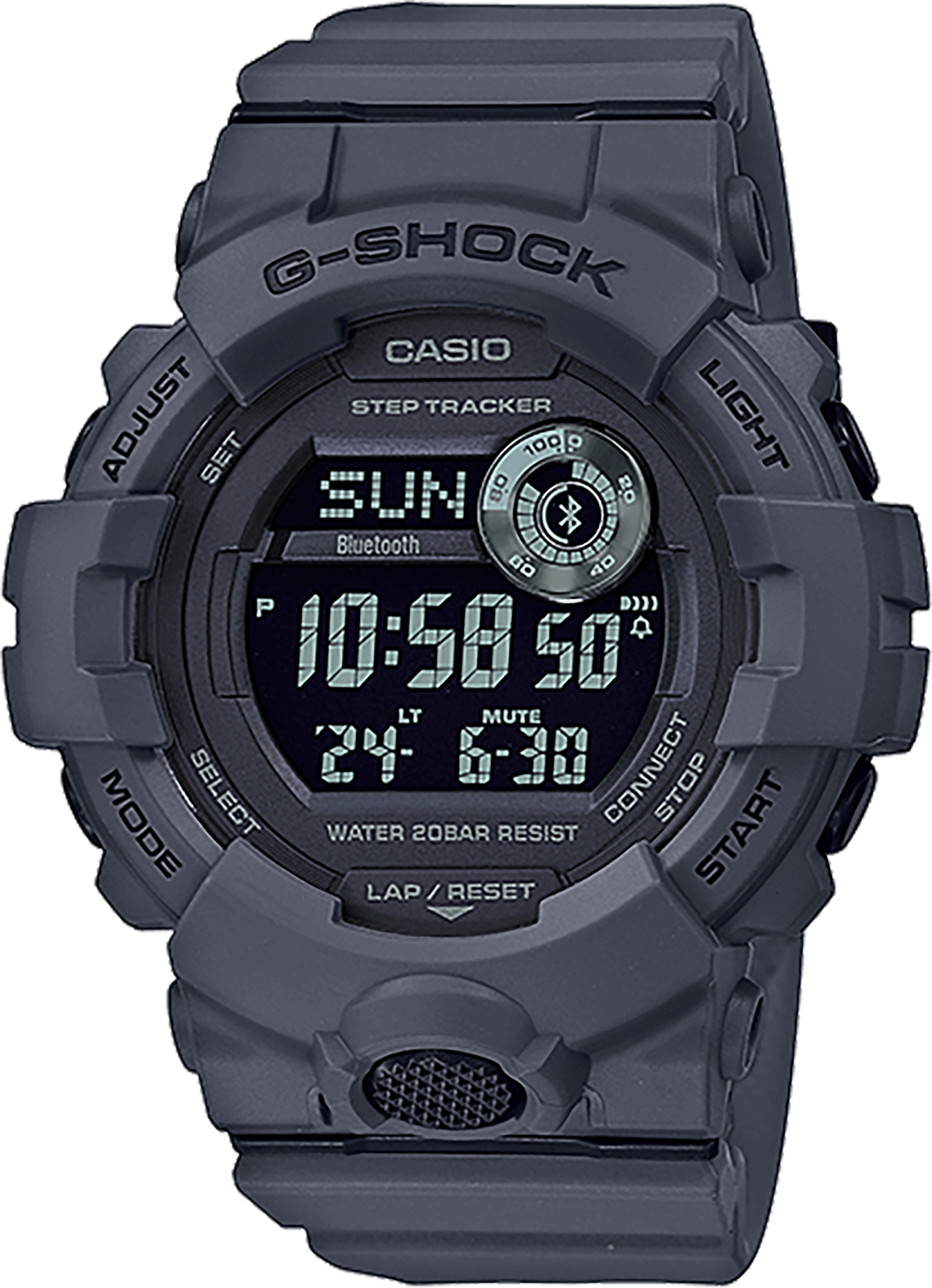 G-Shock GBD800UC8 Casio GBD-800 Series Sports Gray Compatible w/ Casio Watches App G-Shock GBD800UC8 Casio GBD-800 Series Sports Gray Compatible w/ Casio Watches App