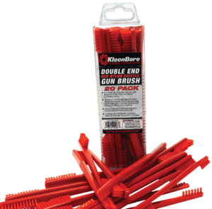 KleenBore UT221RED20PK Double End Brush Utility Brush Red Nylon 20 Pack KleenBore UT221RED20PK Double End Brush Utility Brush Red Nylon 20 Pack