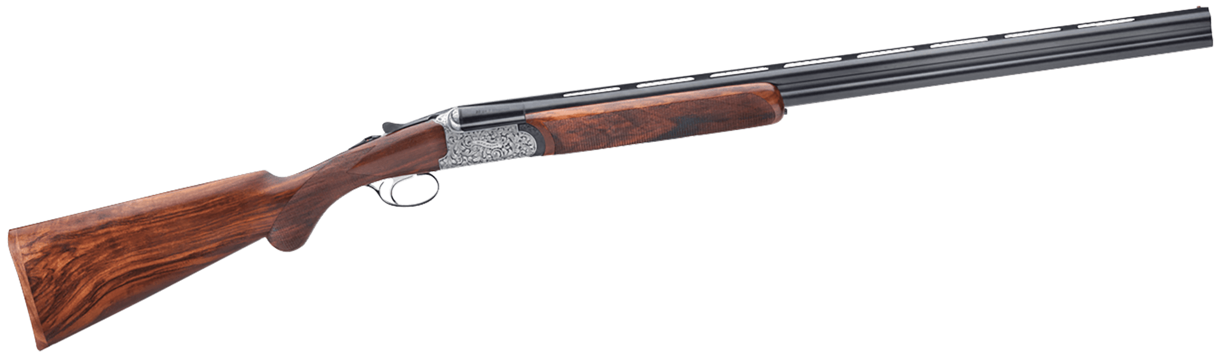 Rizzini USA 41012829 Round Body EM Full Size 28 Gauge Break Action 2rd 29" Vent Rib Barrel Coin Anodized Silver Receiver Fixed w/Prince of Whales Grip Grade III Turkish Walnut Stock
