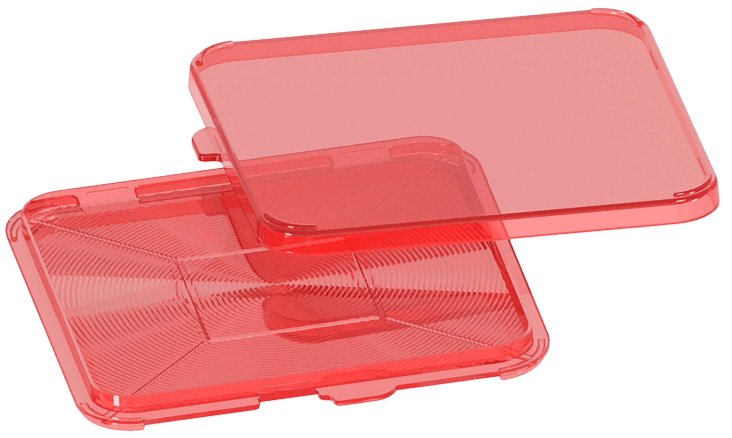 MTM Case-Gard PFS Primer Flipper Square Red Plastic