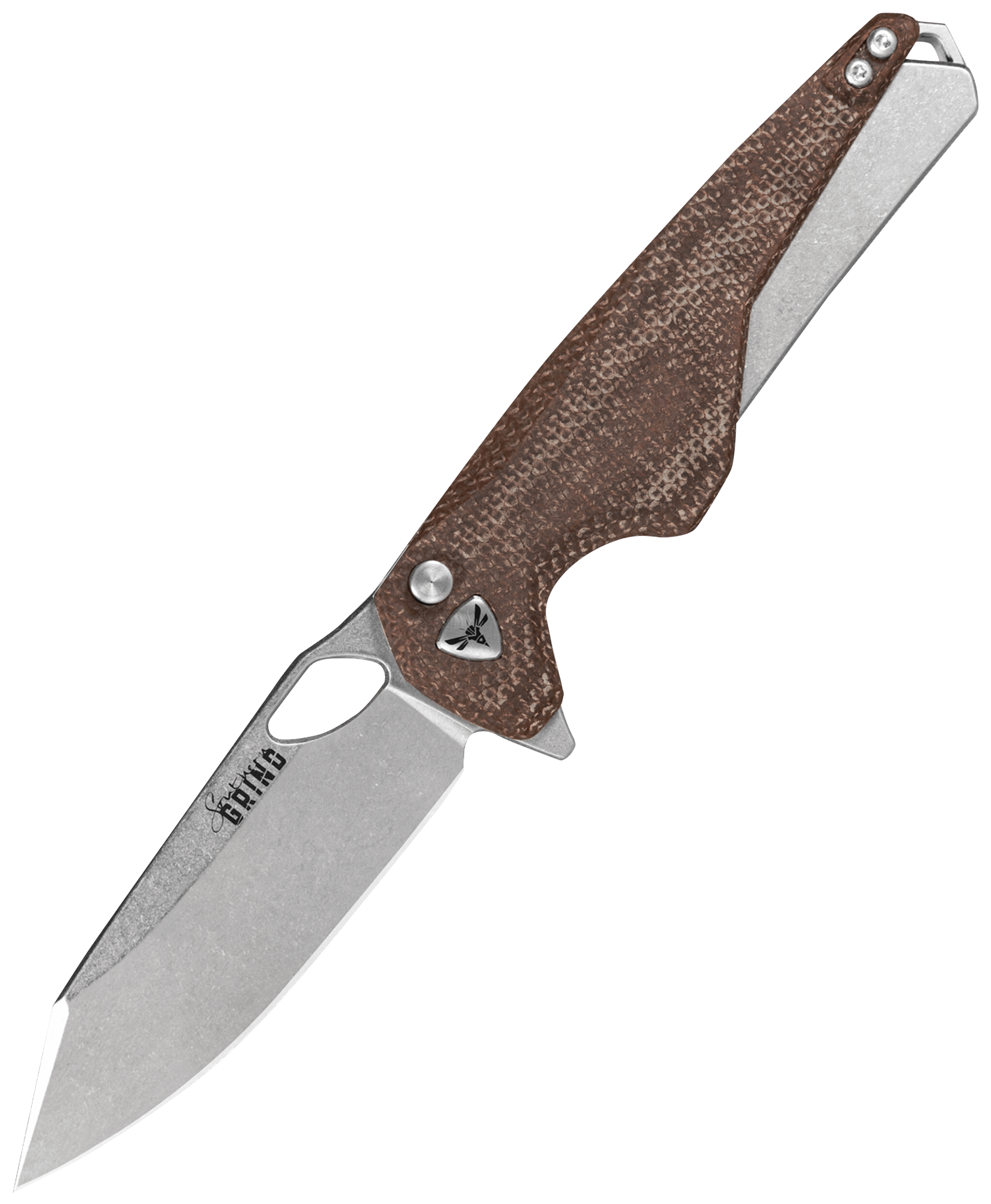 Southern Grind SG13400025 Hornet 3.30″ Folding Sheepsfoot Plain Stonewashed CPM MagnaCut Steel Blade 4.30″ Natural Micarta Handle Southern Grind SG13400025 Hornet 3.30″ Folding Sheepsfoot Plain Stonewashed CPM MagnaCut Steel Blade 4.30″ Natural Micarta Handle