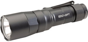 SureFire EDC1DFTBK  Everyday Carry Series Black Anodized 25/350/650 Lumens White LED