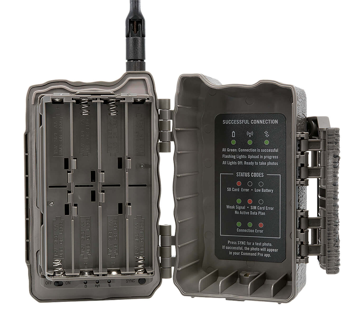 Stealth Cam STC-DCPTRX-2PK Deceptor Max Cellular Trail Camera 40MP 2 pack - Image 2