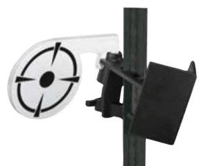 Birchwood Casey TP38DT T-Post Dueling Target Steel Black/White Bullseye