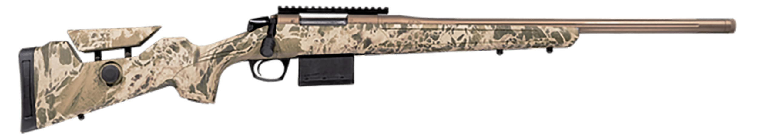 CVA CR4042 Cascade VH Full Size 223 Rem 20" Smoked Bronze Cerakote Steel Threaded Barrel Realtree Hillside Adjustable Synthetic Stock