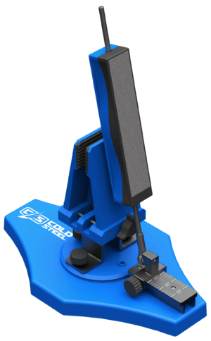 Cold Steel CSKSBKS Benchtop Knife Sharpener Blue Fixed Diamond Sharpener Includes Carry Case Cold Steel CSKSBKS Benchtop Knife Sharpener Blue Fixed Diamond Sharpener Includes Carry Case