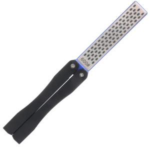 Cold Steel CSKSDSDW Double Sided Knife Sharpener Black Folding Diamond Sharpener Coarse/Fine Cold Steel CSKSDSDW Double Sided Knife Sharpener Black Folding Diamond Sharpener Coarse/Fine