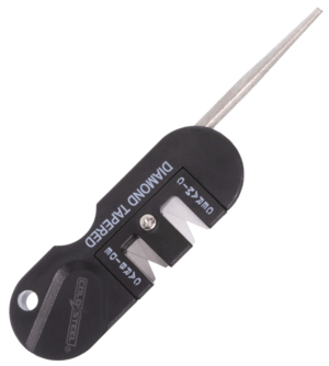 Cold Steel CSKS31SCDR 3-In-1 Knife Sharpener Black Carbide/Ceramic Sharpener Coarse/Fine Cold Steel CSKS31SCDR 3-In-1 Knife Sharpener Black Carbide/Ceramic Sharpener Coarse/Fine