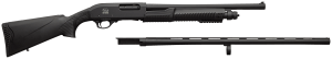 Chiappa Firearms 930.374 301 Field/Tactical Full Size 12 Gauge Pump 3" 5+1 18.50/28" Black Steel Vent Rib Barrel Black Aluminum Receiver Black Synthetic Stock